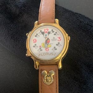 Vintage Disney Lorus Mickey Mouse Musical Watch